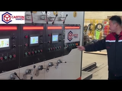 آلة صنع علب الكرتون المموج