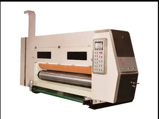 آلة مطبعة Plc Flexo ذاتية التشغيل الكاملة للصندوق المموج